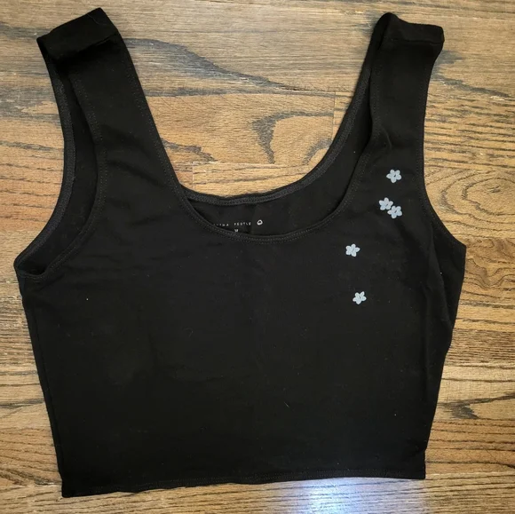 Purusha People Forget Me Not set Single Layer Bra + High Waisted Thong size M - Picture 2 of 5